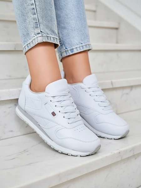 Sneaker Atelier Bianca - Pantofi Clasici Albi de Damă