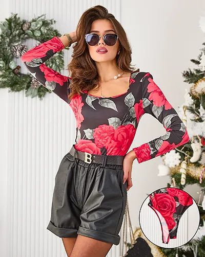 Femeie de modă Royal Piesă pentru corp cu imprimeu