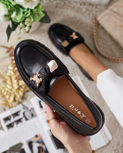 Royalfashion Mocasini de damă cu fundiță Mantarme