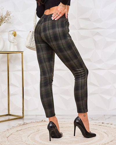 Royalfashion Pantaloni teggings carouri izolate pentru femei