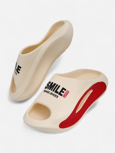 Royalfashion șlapi de cauciuc universali Super Smile