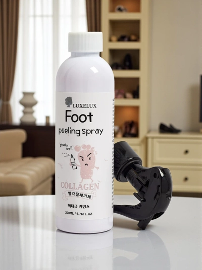 Peeling spray pentru picioare cu colagen