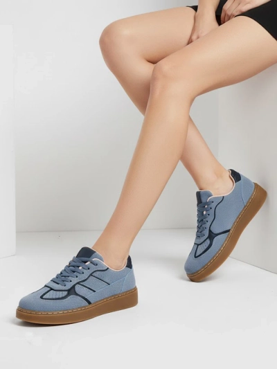Sneakers Damă Luna Albaștri Ecologici Casual
