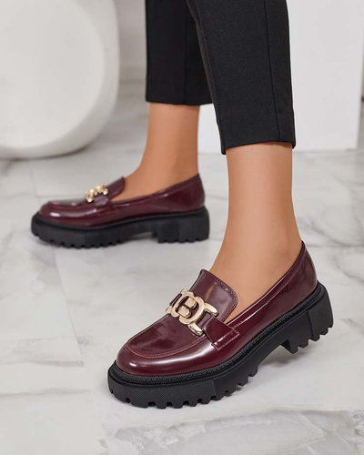 Royalfashion Mocasini lăcuiți de damă Bevevra