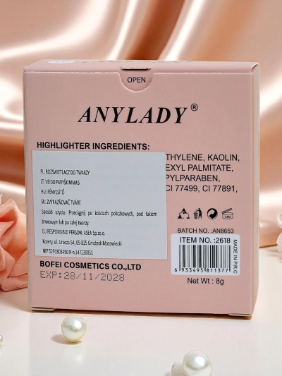 Iluminator compact Anylady pentru față Argintiu
