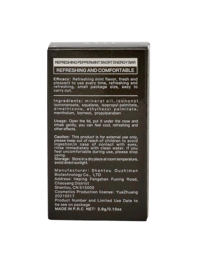 inhalator nazal aromatic mentă