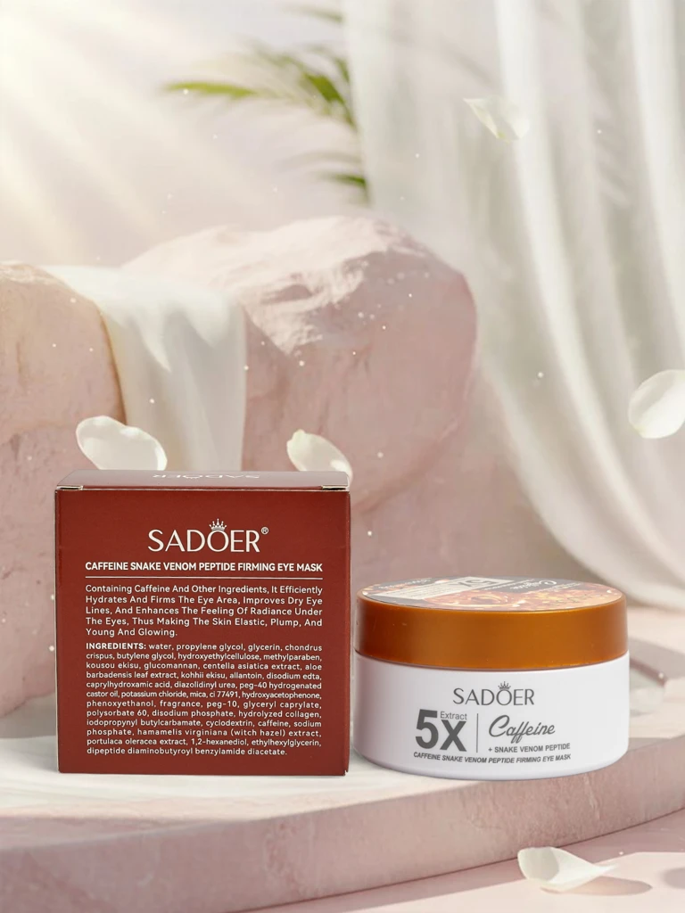 Plasturi cu Gel pentru Ochi cu cofeină - reduc semnele de oboseală