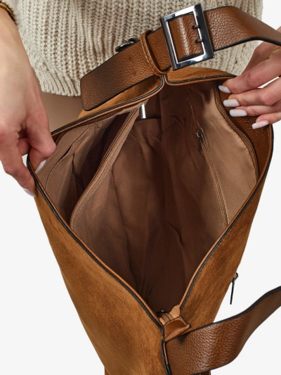 Geantă de damă shopper eco piele întoarsă Donenn