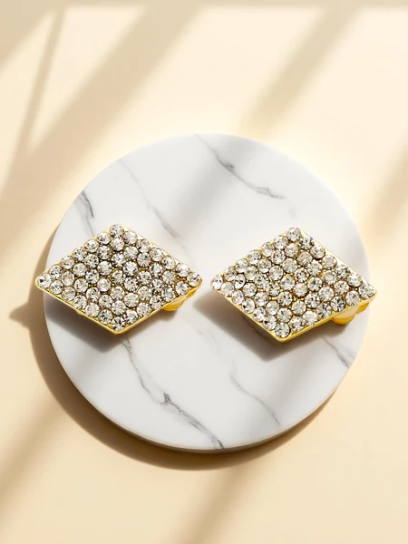 Royalfashion Cercei clip-on pentru femei cu zirconiu cubic