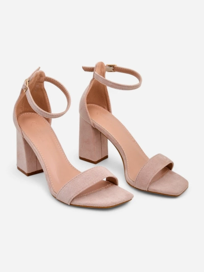 Sandale din ecosuede pentru femei Royalfashion Qwadrat