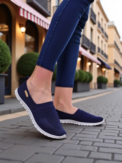 Royalfashion Mocasi de sport pentru femei Sortpes