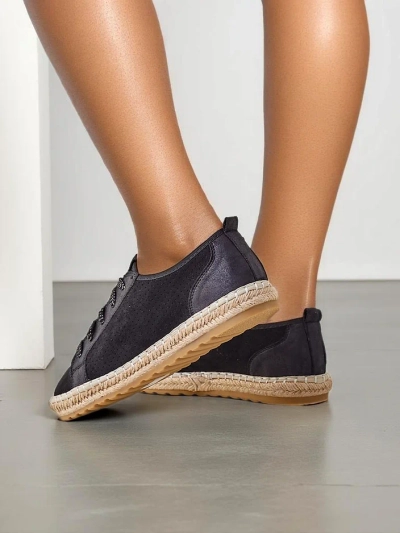 Sneakers Nissta pentru femei din eco-suede Royalfashion