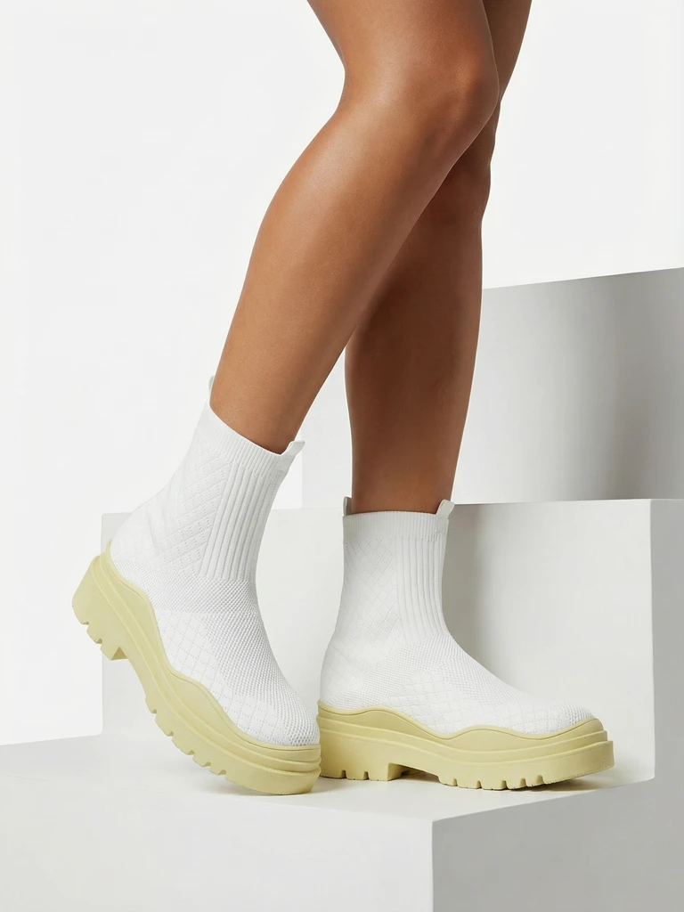 Pantofi Eleganți de Damă Lime în Stil Vintage