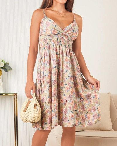 Royalfashion Rochie florală din bumbac pentru femei