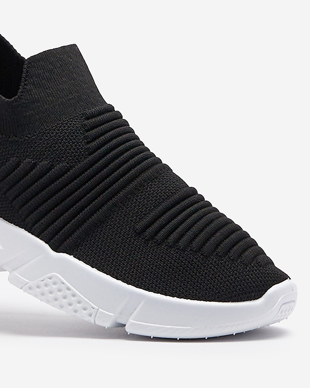 Pantofi sport slip-on de damă de culoare neagră Kollug- Footwear