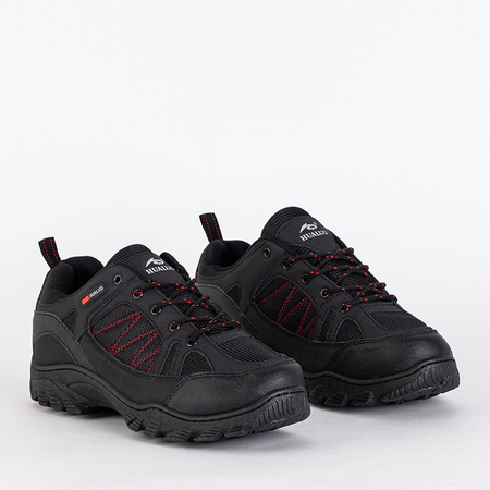 Pantofi de trekking Louhari pentru bărbați sport negri - Încălțăminte