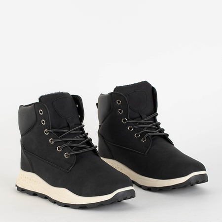 Pantofi de trekking negri pentru bărbați Reden - încălțăminte