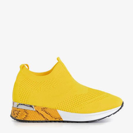 Pantofi sport galben pentru femei Bindina - Încălțăminte