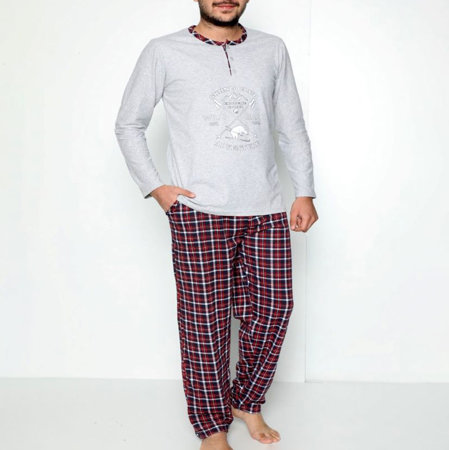 Pijamale gri pentru bărbați - Îmbrăcăminte
