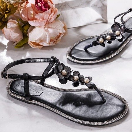 Sandale Mija Flip-Flop negre - Încălțăminte