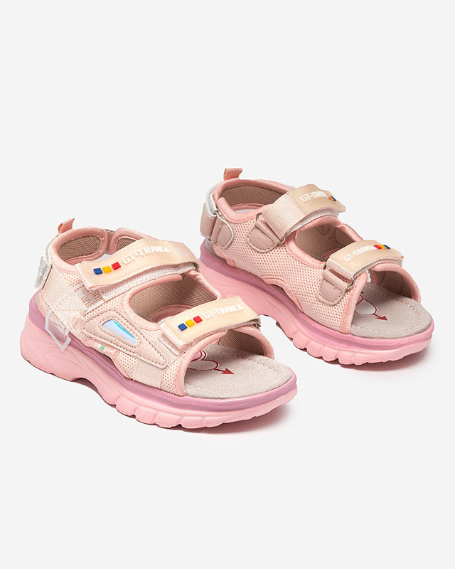 Sandale pentru fete în roz Umaf- Pantofi