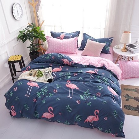 Set de lenjerie Flamingo 160x200 4 bucăți - lenjerie de pat