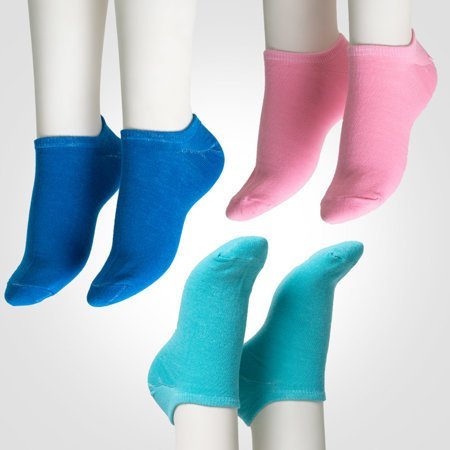 Șosete de gleznă multicolore pentru femei 3 / pachet - Șosete