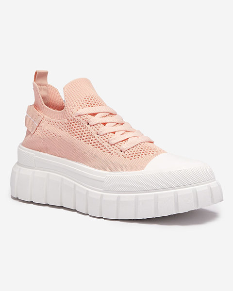 Adidași sport roz pe platformă Dakkos- Footwear