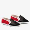 Alunecare negru și roșu cu plasă Dire - Pantofi