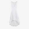 Biała koronkowa sukienka na ramiączka - Sukienki