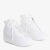 Białe ażurowe sneakersy Kavels - Obuwie