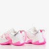 Biało-różowe sportowe buty Evanile - Obuwie