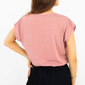 Bluză de damă cu imprimeu Coral Gold - Îmbrăcăminte