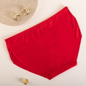 Chiloți roșii fără talie pentru femei - Lenjerie de corp
