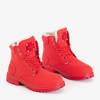 Cizme izolate roșii pentru femei de la Gawin - Pantofi