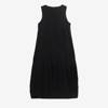 Czarna sukienka z printem - Odzież