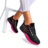 Czarno-różowe sportowe buty damskie Topar - Obuwie