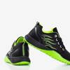 Czarno-zielone sportowe buty damskie Topar - Obuwie