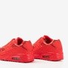 Czerwone buty sportowe z brokatem Evanciia - Obuwie