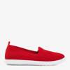 Czerwone sportowe buty typu slip on Laurita - Obuwie