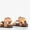 Dziecięce beżowe sandały Blemile - Obuwie