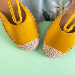 Espadrile galbene pentru femei Ninah - Pantofi