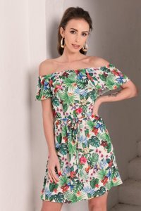 Kwiatowa sukienka hiszpanka - Odzież