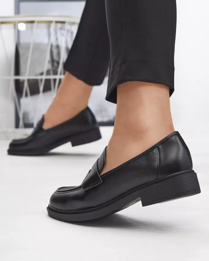 Mocasini de damă în negru Selenna- Footwear