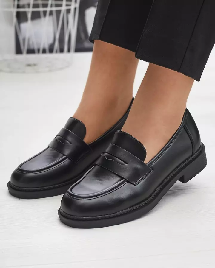 Mocasini de damă în negru Selenna- Footwear