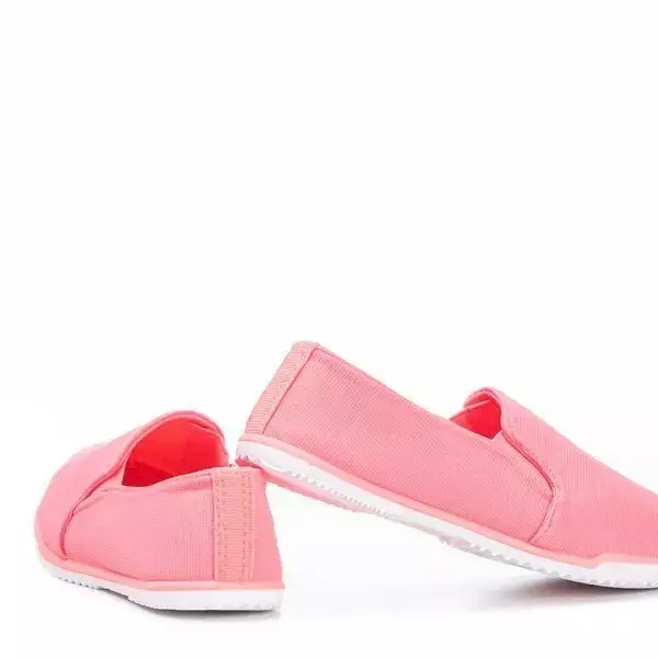 OUTLET Adidași alunecați pentru copii roz neon Swetselia - Încălțăminte