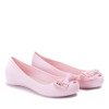 OUTLET Balerini roz cu fundă Catherine - Pantofi