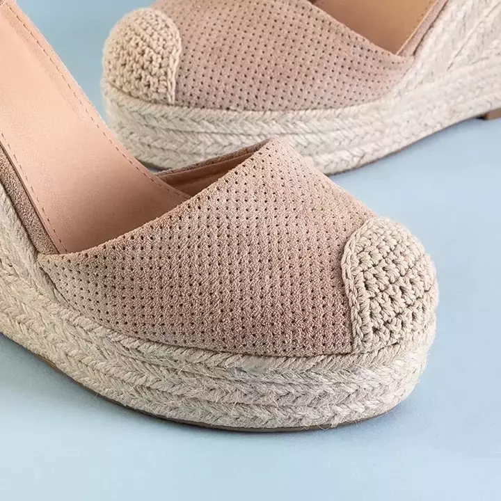 OUTLET Bej pentru femei Meylasi-Footwear