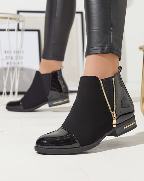 OUTLET Cizme negre pentru femei Ropenia- Footwear