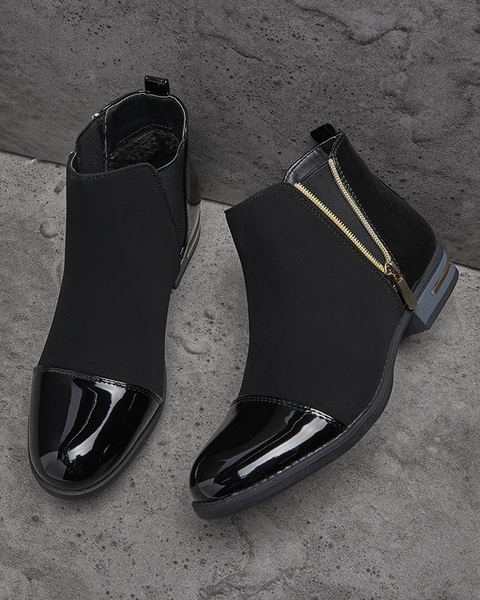 OUTLET Cizme negre pentru femei Ropenia- Footwear